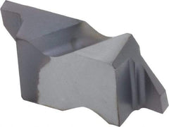 Kennametal - 2047NG Grade KC5010, 1.19mm Cutting Width Carbide Grooving Insert - 1.27mm Max Depth of Cut, Left Hand, 0.09mm Corner Radius, TiAlN Finish - USA Tool & Supply