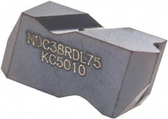 Kennametal - NDC3 Grade KC5010, Internal/External API Round Threading Insert - 8 TPI Int Pitch, Left Hand Insert, TiAlN Finish, Carbide - USA Tool & Supply