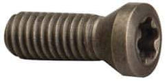 Cutting Tool Technologies - Torx Cap Screw for Indexable End Mills - M4x0.7 Thread, Industry Std M40T6S31, For Use with Inserts - USA Tool & Supply