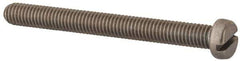 Value Collection - M6x1.00 Metric Coarse, 60mm Length Under Head Slotted Drive Machine Screw - Fillister Head, Grade 18-8 & A2 Stainless Steel, Uncoated, Without Washer - USA Tool & Supply