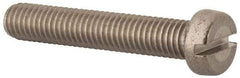 Value Collection - M8x1.25 Metric Coarse, 45mm Length Under Head Slotted Drive Machine Screw - Fillister Head, Grade 18-8 & A2 Stainless Steel, Uncoated, Without Washer - USA Tool & Supply