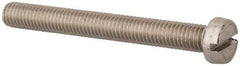 Value Collection - M8x1.25 Metric Coarse, 70mm Length Under Head Slotted Drive Machine Screw - Fillister Head, Grade 18-8 & A2 Stainless Steel, Uncoated, Without Washer - USA Tool & Supply