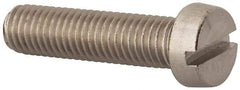 Value Collection - M10x1.50 Metric Coarse, 40mm Length Under Head Slotted Drive Machine Screw - Fillister Head, Grade 18-8 & A2 Stainless Steel, Uncoated, Without Washer - USA Tool & Supply