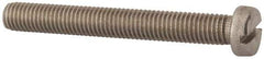 Value Collection - M10x1.50 Metric Coarse, 80mm Length Under Head Slotted Drive Machine Screw - Fillister Head, Grade 18-8 & A2 Stainless Steel, Uncoated, Without Washer - USA Tool & Supply