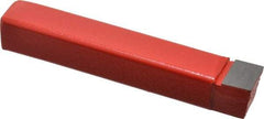 Interstate - 5/8 x 5/8" Shank, Square Nose Single Point Tool Bit - C-10, Grade C2 - Exact Industrial Supply