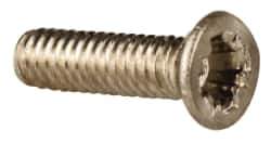 Value Collection - M2x0.40 Metric Coarse, 8mm OAL Pozidriv Drive Machine Screw - Flat Head, Grade 18-8 & A2 Stainless Steel, Uncoated, Without Washer - USA Tool & Supply