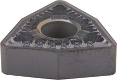 Kennametal - WNMG433 FP Grade KC5010 Carbide Turning Insert - TiAlN Finish, 80° Trigon, 1/2" Inscr Circle, 3/16" Thick, 3/64" Corner Radius - USA Tool & Supply