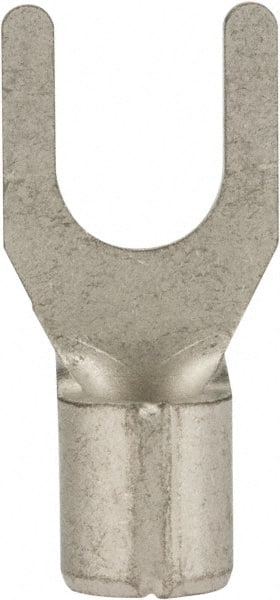 Ideal - #10 Stud, 12 to 10 AWG Compatible, Noninsulated, Crimp Connection, Standard Fork Terminal - USA Tool & Supply