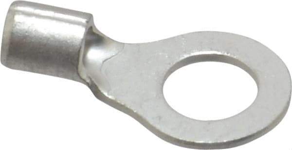 Ideal - 16-14 AWG Noninsulated Crimp Connection Circular Ring Terminal - #10 Stud, 0.661" OAL x 0.374" Wide, Tin Plated Brass Contact - USA Tool & Supply