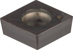 Kennametal - CCGW32.51 S0415M Grade KB5625 PCBN Turning Insert - TiAlN Finish, 80° Diamond, 3/8" Inscr Circle, 5/32" Thick, 1/64" Corner Radius - USA Tool & Supply