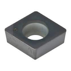 Kennametal - CCGW32.52 S0415M Grade KB5625 PCBN Turning Insert - TiAlN Finish, 80° Diamond, 3/8" Inscr Circle, 5/32" Thick, 1/32" Corner Radius - USA Tool & Supply
