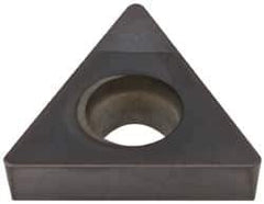 Kennametal - TCGW21.51 S0415M Grade KB5625 PCBN Turning Insert - TiAlN Finish, 60° Triangle, 1/4" Inscr Circle, 3/32" Thick, 1/64" Corner Radius - USA Tool & Supply