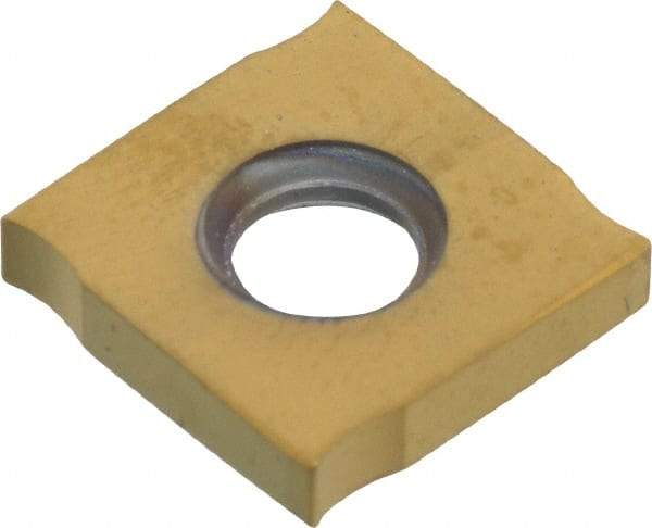 Kennametal - SNHX1102 Grade KC725M Carbide Milling Insert - TiN/TiCN/TiN Finish, 0.094" Thick, 0.433" Inscribed Circle - USA Tool & Supply