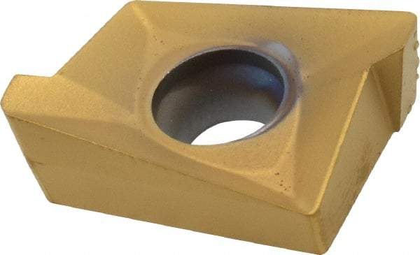 Kennametal - ANGT2542 LG Grade KC725M Carbide Milling Insert - TiN/TiCN/TiN Finish, 1/4" Thick, 0.8mm Corner Radius - USA Tool & Supply