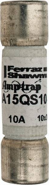 Ferraz Shawmut - 150 VAC/VDC, 10 Amp, Fast-Acting Semiconductor/High Speed Fuse - Clip Mount, 1-1/2" OAL, 100 at AC, 50 at DC kA Rating, 13/32" Diam - USA Tool & Supply