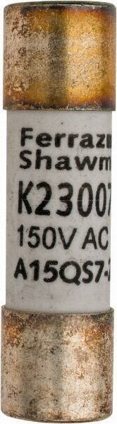 Ferraz Shawmut - 150 VAC/VDC, 7 Amp, Fast-Acting Semiconductor/High Speed Fuse - Clip Mount, 1-1/2" OAL, 100 at AC, 50 at DC kA Rating, 13/32" Diam - USA Tool & Supply