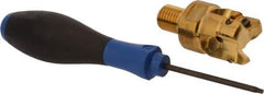 Seco - 1-1/4" Cutting Diam, Modular Connection Indexable Copy End Mill - 3 Inserts, XPKX 12 Insert, R217.97 Toolholder, Through Coolant - USA Tool & Supply