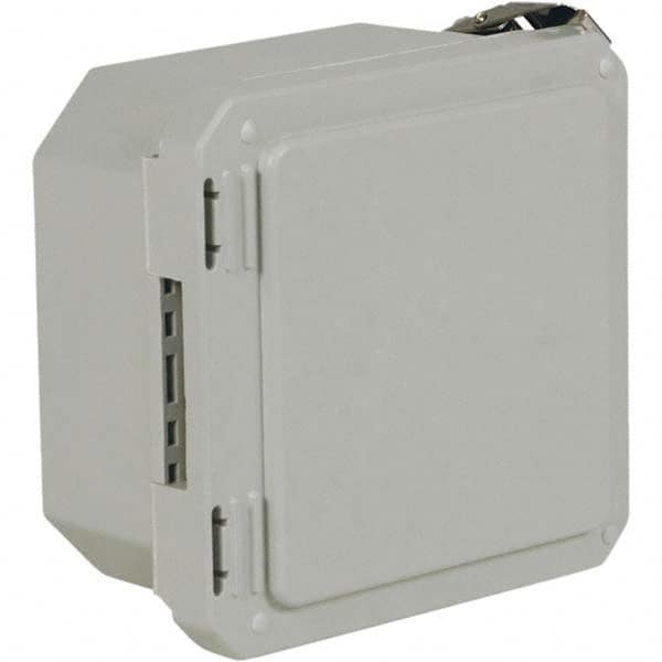 Wiegmann - NEMA 4X Fiberglass Standard Enclosure with Continuous Hinge Cover - USA Tool & Supply