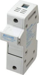 Ferraz Shawmut - 1 Pole, 600 VAC/VDC, 30 Amp, DIN Rail Mount Fuse Holder - Compatible with J Class, 58mm Long x 1.28 Inch Wide and 22mm Diameter Fuse - USA Tool & Supply
