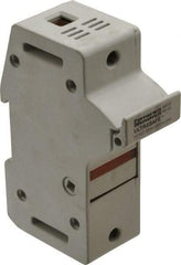 Ferraz Shawmut - 1 Pole, 600 VAC/VDC, 60 Amp, DIN Rail Mount Fuse Holder - Compatible with J Class, 58mm Long x 1.28 Inch Wide and 22mm Diameter Fuse - USA Tool & Supply