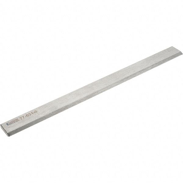 SPI - 18 Inch Long x 1-13/32 Inch Wide x 5/16 Inch Thick, Beveled Edge Straightedge - 12 micro m Edge Flatness, Spring Steel, 24 micro m Parallelism, 1 Beveled Edge - USA Tool & Supply