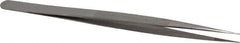 Value Collection - 6-5/16" OAL Diamond Tweezers - Fine Point - USA Tool & Supply