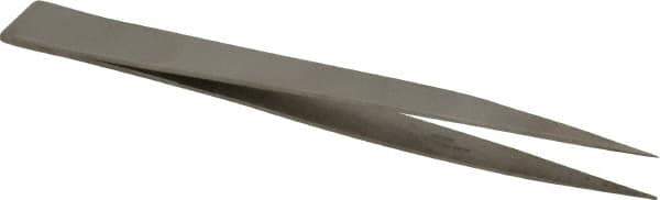 Value Collection - 4-7/16" OAL Assembly Tweezers - Thin, Fine Point - USA Tool & Supply