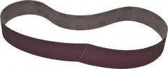 3M - 2" Wide x 48" OAL, 60 Grit, Aluminum Oxide Abrasive Belt - Aluminum Oxide, Medium, Coated, X Weighted Cloth Backing, Series 241D - USA Tool & Supply
