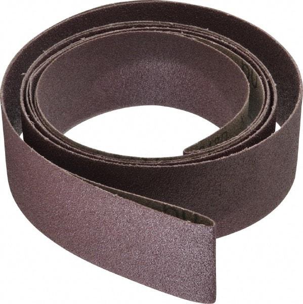 3M - 2" Wide x 132" OAL, 60 Grit, Aluminum Oxide Abrasive Belt - Aluminum Oxide, Medium, Coated, X Weighted Cloth Backing, Series 341D - USA Tool & Supply