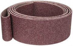 3M - 2" Wide x 132" OAL, 36 Grit, Aluminum Oxide Abrasive Belt - Aluminum Oxide, Very Coarse, Coated, X Weighted Cloth Backing, Series 341D - USA Tool & Supply