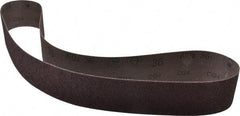 3M - 2-1/2" Wide x 48" OAL, 36 Grit, Aluminum Oxide Abrasive Belt - Aluminum Oxide, Very Coarse, Coated, X Weighted Cloth Backing, Series 341D - USA Tool & Supply