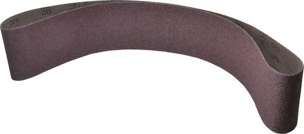 3M - 4" Wide x 54" OAL, 36 Grit, Aluminum Oxide Abrasive Belt - Aluminum Oxide, Very Coarse, Coated, X Weighted Cloth Backing, Series 341D - USA Tool & Supply