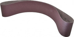 3M - 4" Wide x 54" OAL, 80 Grit, Aluminum Oxide Abrasive Belt - Aluminum Oxide, Medium, Coated, X Weighted Cloth Backing, Series 341D - USA Tool & Supply