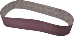 3M - 4" Wide x 60" OAL, 60 Grit, Aluminum Oxide Abrasive Belt - Aluminum Oxide, Medium, Coated, X Weighted Cloth Backing, Series 341D - USA Tool & Supply