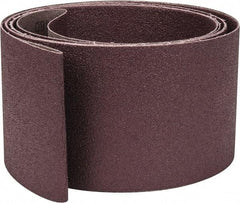 3M - 4" Wide x 132" OAL, 60 Grit, Aluminum Oxide Abrasive Belt - Aluminum Oxide, Medium, Coated, X Weighted Cloth Backing, Series 341D - USA Tool & Supply