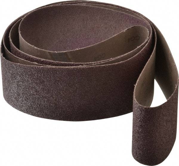 3M - 4" Wide x 132" OAL, 36 Grit, Aluminum Oxide Abrasive Belt - Aluminum Oxide, Very Coarse, Coated, X Weighted Cloth Backing, Series 341D - USA Tool & Supply