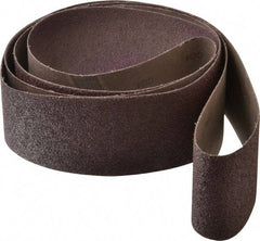3M - 4" Wide x 132" OAL, 36 Grit, Aluminum Oxide Abrasive Belt - Aluminum Oxide, Very Coarse, Coated, X Weighted Cloth Backing, Series 341D - USA Tool & Supply