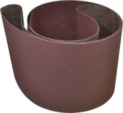 3M - 8" Wide x 107" OAL, 80 Grit, Aluminum Oxide Abrasive Belt - Aluminum Oxide, Medium, Coated, X Weighted Cloth Backing, Series 341D - USA Tool & Supply