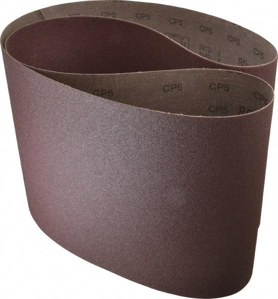 3M - 10" Wide x 70-1/2" OAL, 80 Grit, Aluminum Oxide Abrasive Belt - Aluminum Oxide, Medium, Coated, X Weighted Cloth Backing, Series 341D - USA Tool & Supply