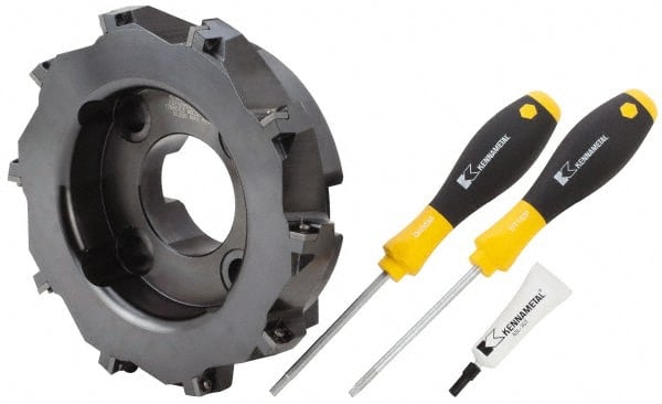 Kennametal - 8" Cut Diam, 2-1/2" Arbor Hole Diam, Indexable Square-Shoulder Face Mill - USA Tool & Supply