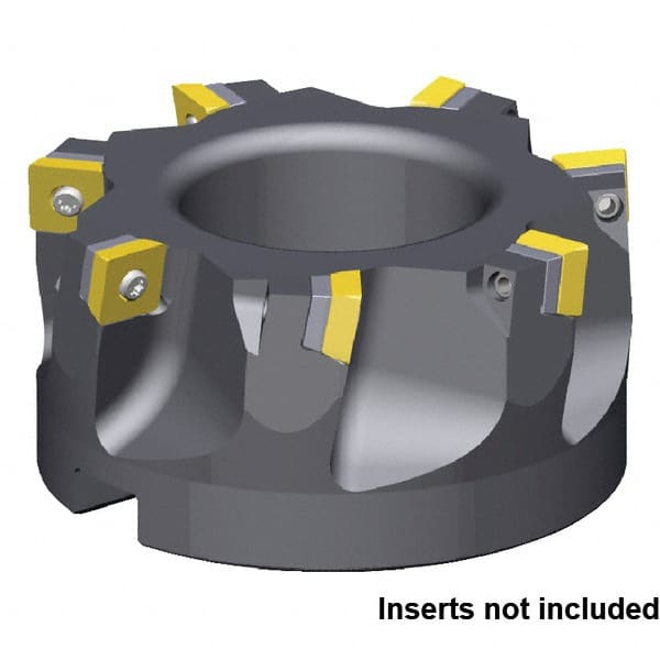 Kennametal - 80mm Cut Diam, 27mm Arbor Hole Diam, Indexable Square-Shoulder Face Mill - USA Tool & Supply