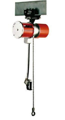 CM - 1 Ton Load Limit, 10' Max Height Hook Mount Air Hoist - 70 SCFM at 90 PSI, 16-3/4" Min Headroom, Pendant Control - USA Tool & Supply