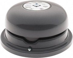 Edwards Signaling - 6" Diam, 120 VAC Bell - 0.07 Amps, 92 Decibles at 10', Vibrating, Waterproof - USA Tool & Supply