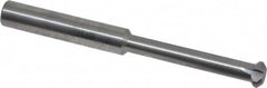 Accupro - 1/4" Cutter Head Diam, 1/32" Flat Width, 2-1/2" OAL, Solid Carbide, Single Right Hand Back Chamfer - USA Tool & Supply