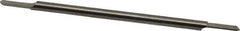 Accupro - 1/8 Inch Diameter, 3 Inch Overall Length, 3/8 Inch Split Length, Solid Carbide, Full Radius Split End Carbide Blank - Double End - USA Tool & Supply