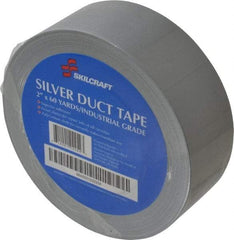 Ability One - 2" x 60 Yds Gray Duct Tape - 9 mil, Rubber Adhesive, Polyethylene Cloth Backing, Series 5640 - USA Tool & Supply