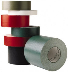 Ability One - Dark Green Waterproof Tape - Cotton Cloth - USA Tool & Supply