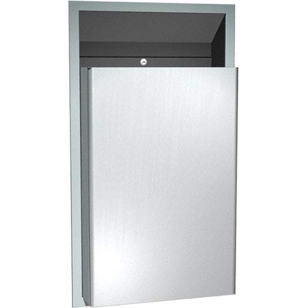 ASI-American Specialties, Inc. - Feminine Hygiene Product Receptacles Material: Stainless Steel Color: Silver - USA Tool & Supply