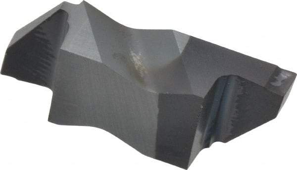 Kennametal - 3094NG K Grade KC5010, 2.39mm Cutting Width Carbide Grooving Insert - 3.81mm Max Depth of Cut, Right Hand, 0.19mm Corner Radius, TiAlN Finish - USA Tool & Supply