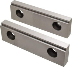 Value Collection - 6" Wide x 1-3/4" High x 18mm Thick, Step Vise Jaw - Steel, Fixed Jaw - USA Tool & Supply